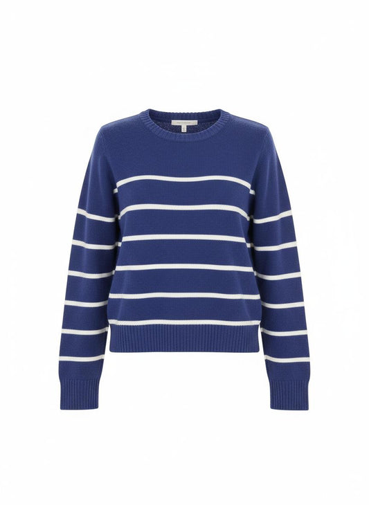 Blue Striped Sweater