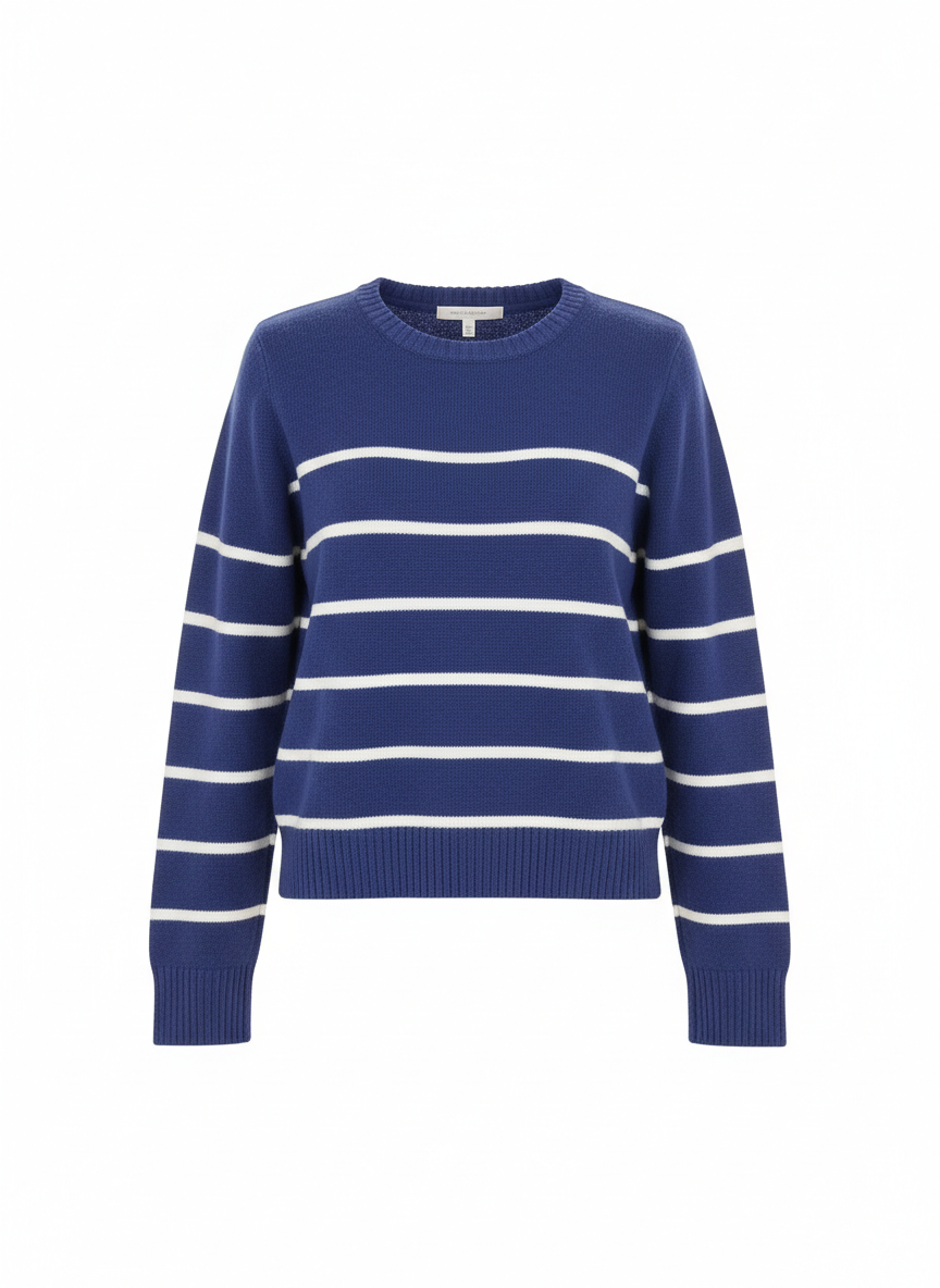 Blue Striped Sweater