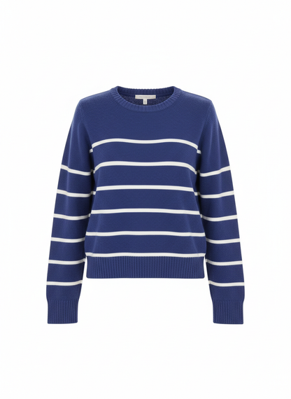 Blue Striped Sweater