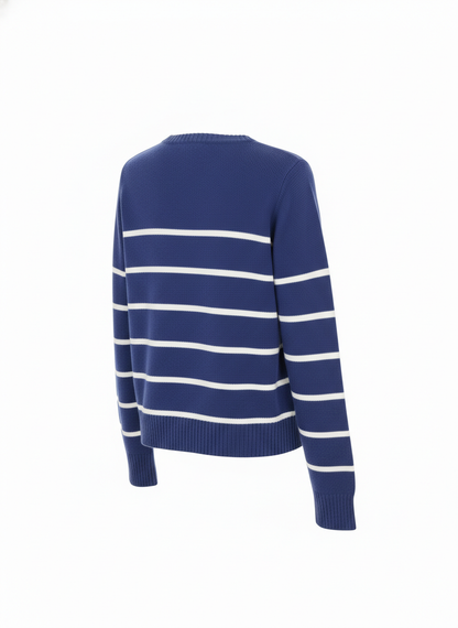 Blue Striped Sweater